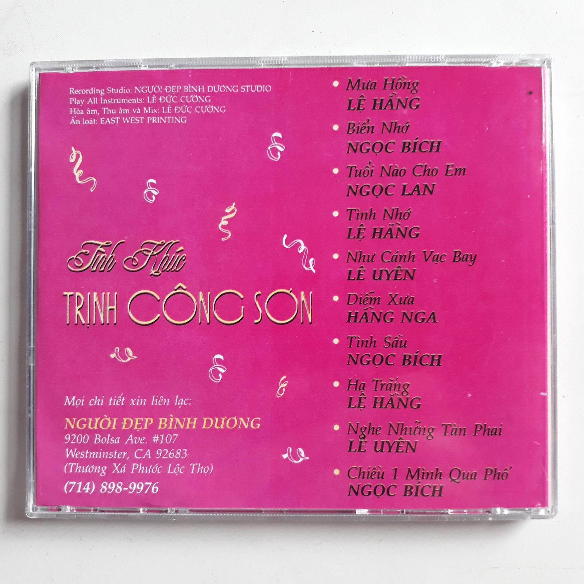cd Lệ Hằng Cd Trịnh Công Sơn full box