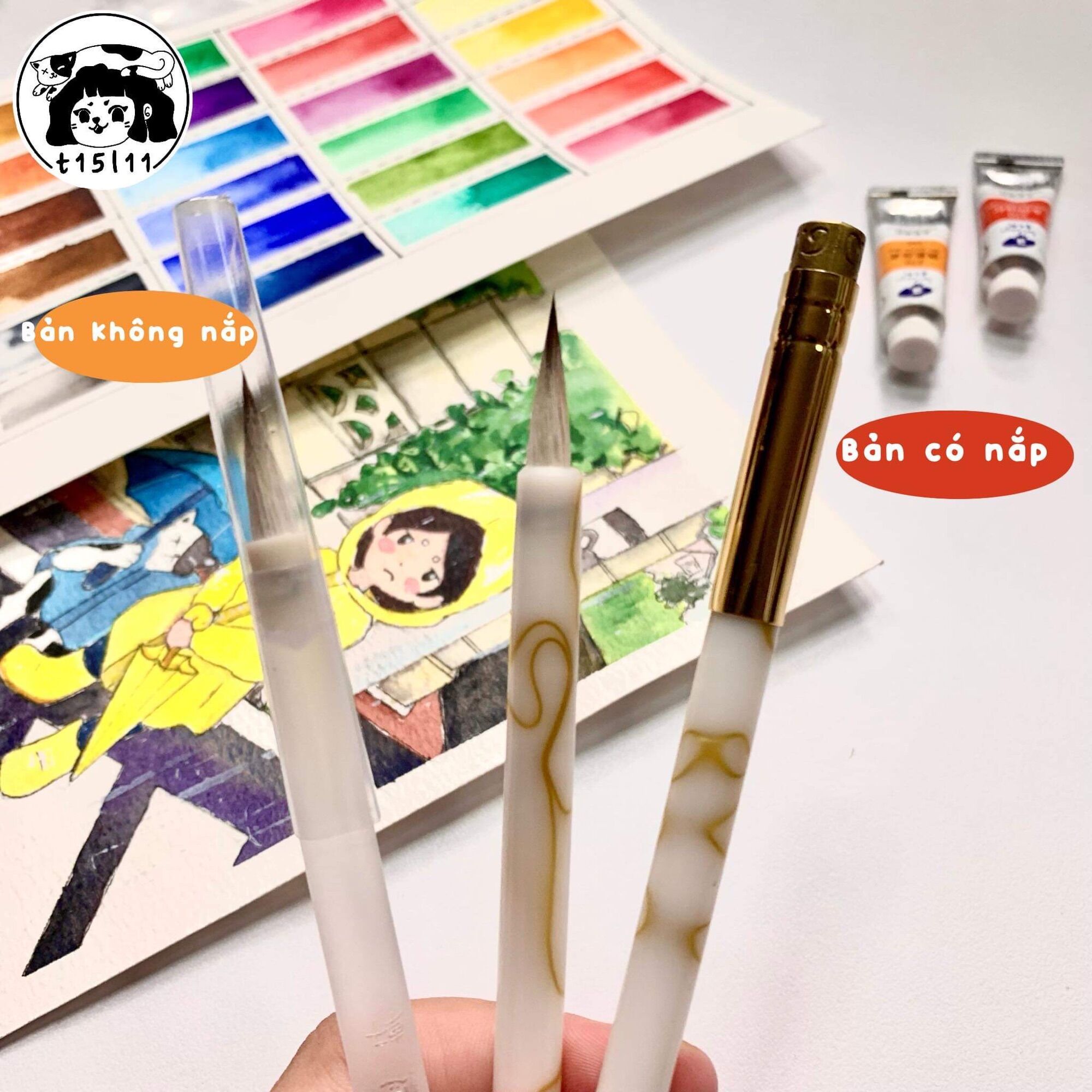 [t15l11] Mộc Lan Hoa Lệnh cọ-hãng Bút Ý Hiên