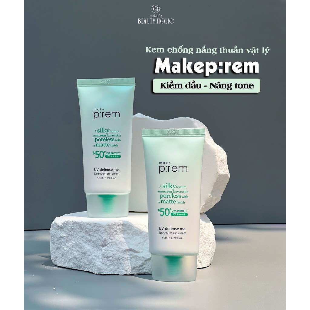 Kem Chống Nắng Make P:rem UV defense me Make Prem 50ml
