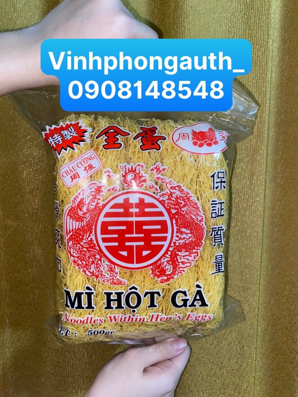 Mì hột gà châu cường 500gr