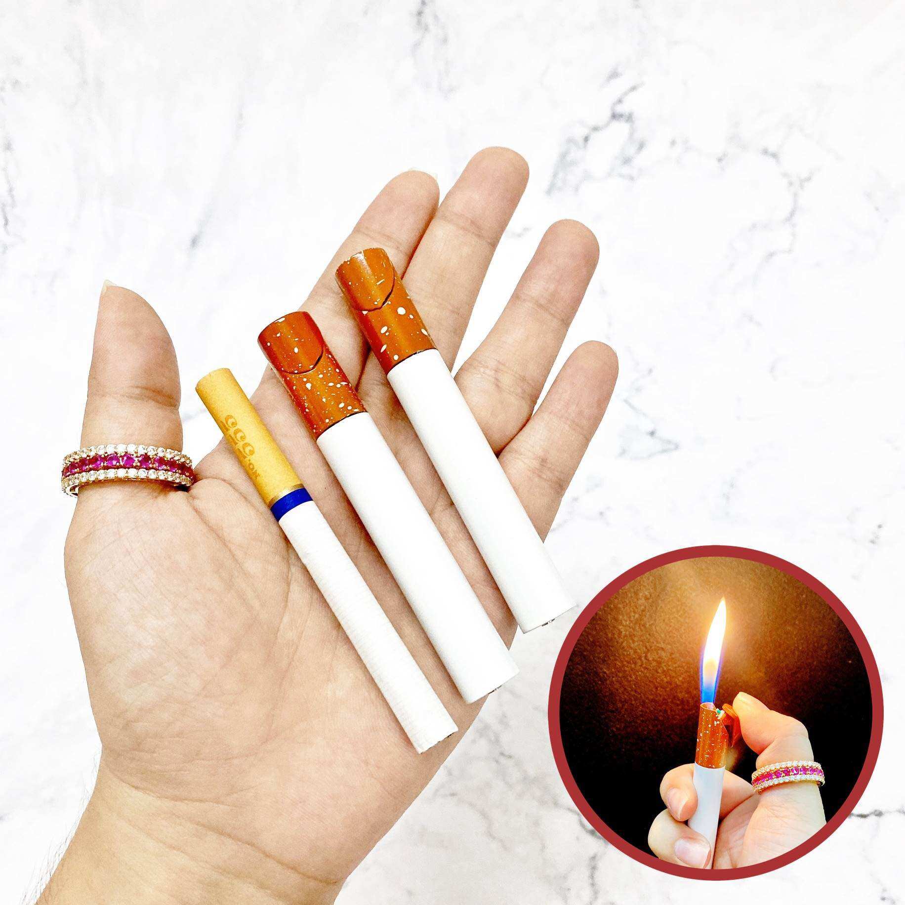 [HCM]Bật Lửa Gas Khè Hình Điếu Thuoc Độc Đáo 2 Size