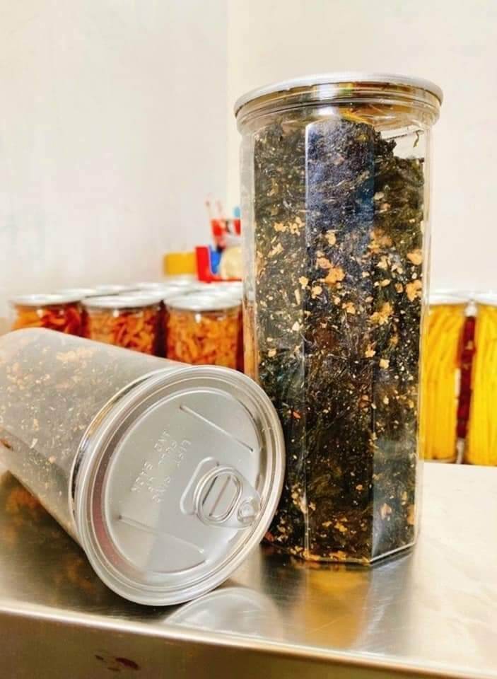 Rong biển cháy tỏi hộp 200gr