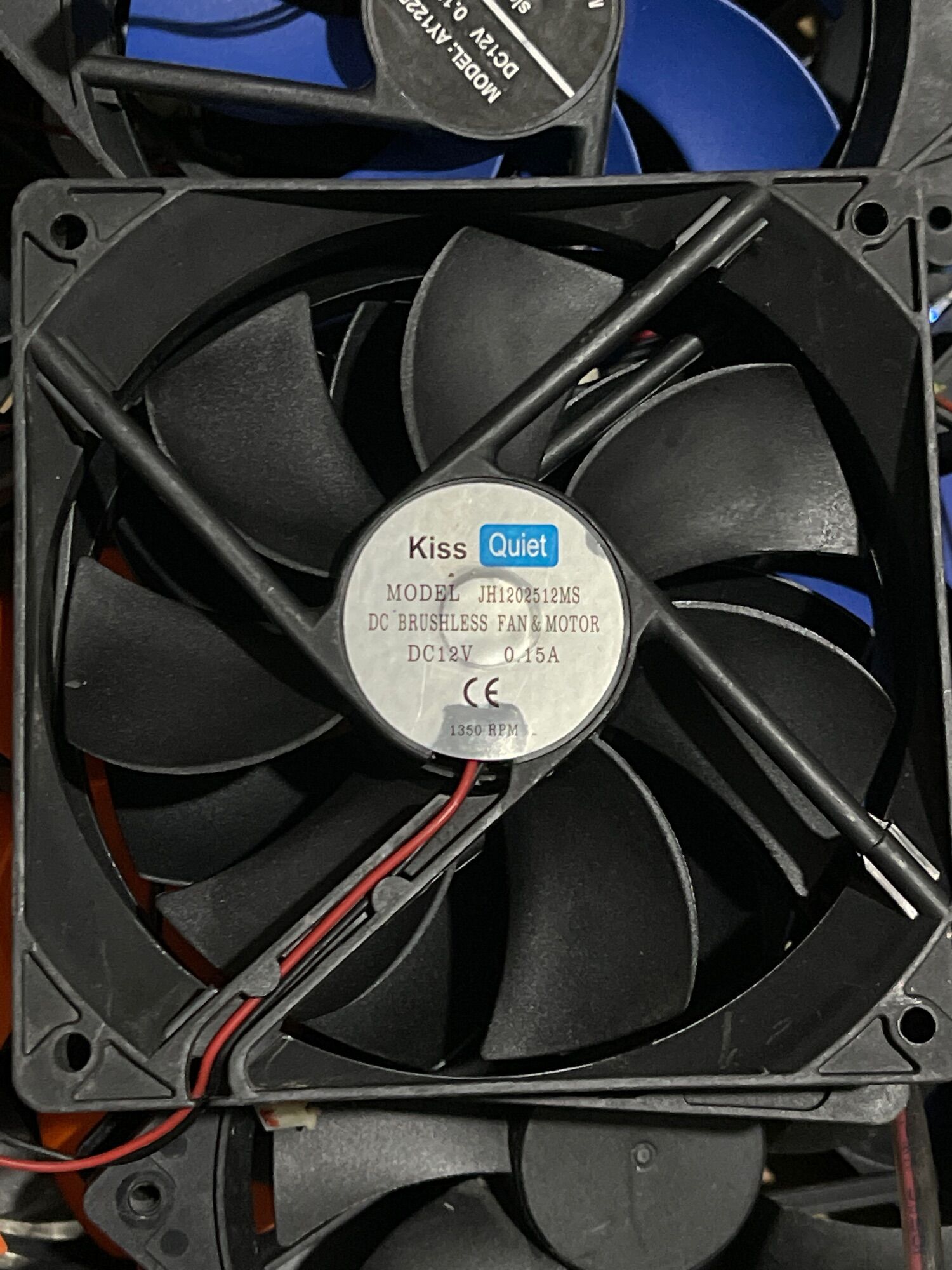 (Clearance) 12V DC fan size fan (12x12cm)