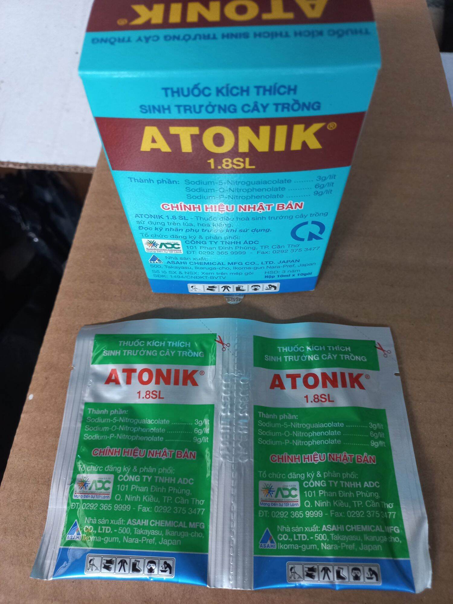 Thuốc kích thích sinh trưởng cây trồng ATONIK 1.8SL gói 10ml