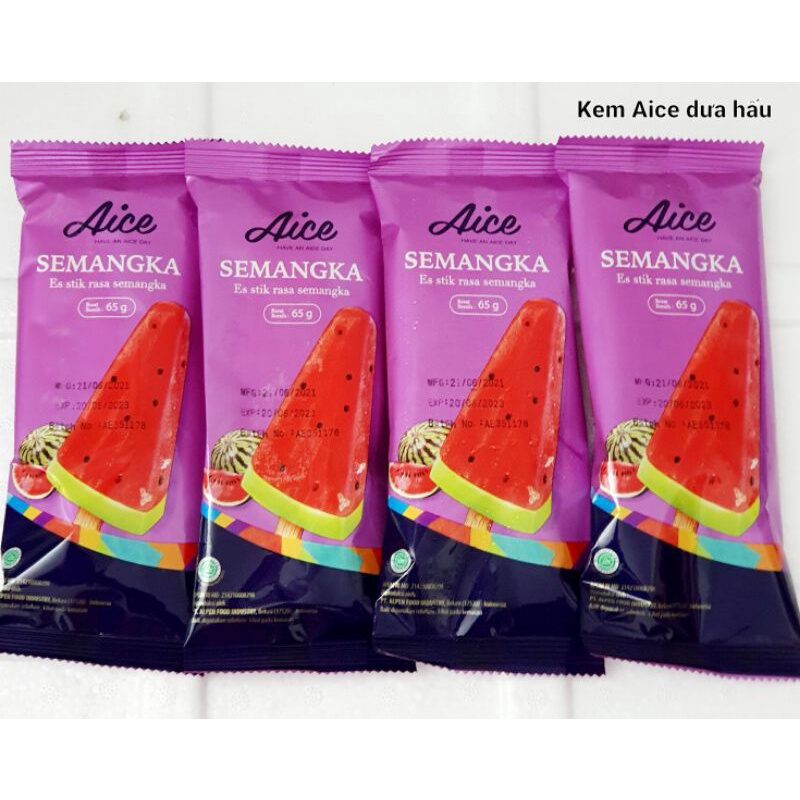 Kem dưa hấu aice singapore