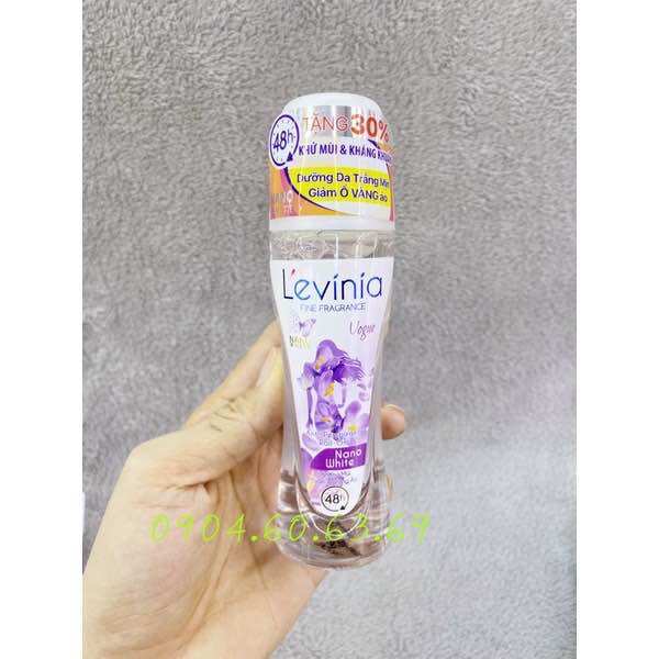 Lăn khử mùi trắng da ngọc trai levinia 65g