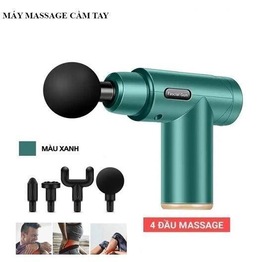 MÁY MASSAGE CẦM TAY GUN OSK-802 ( 4 ĐẦU 6 CẤP ĐỘ ) CÓ LOGO