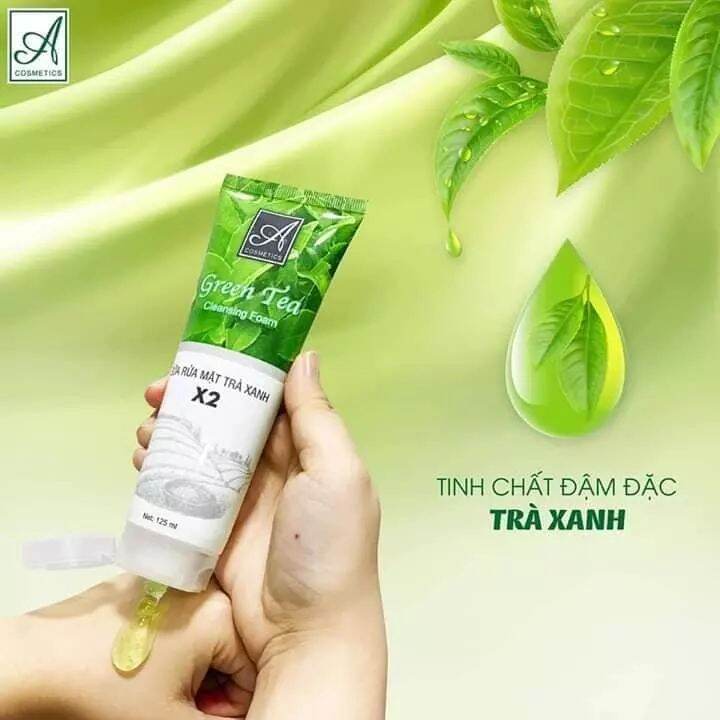 Sữa rửa mặt trà xanh X2 A cosmetics
