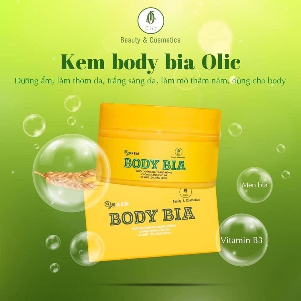 Kem Body Bia Olic(Cấy Trắng Bằng Men Bia)Chính Hãng Cty 100 %