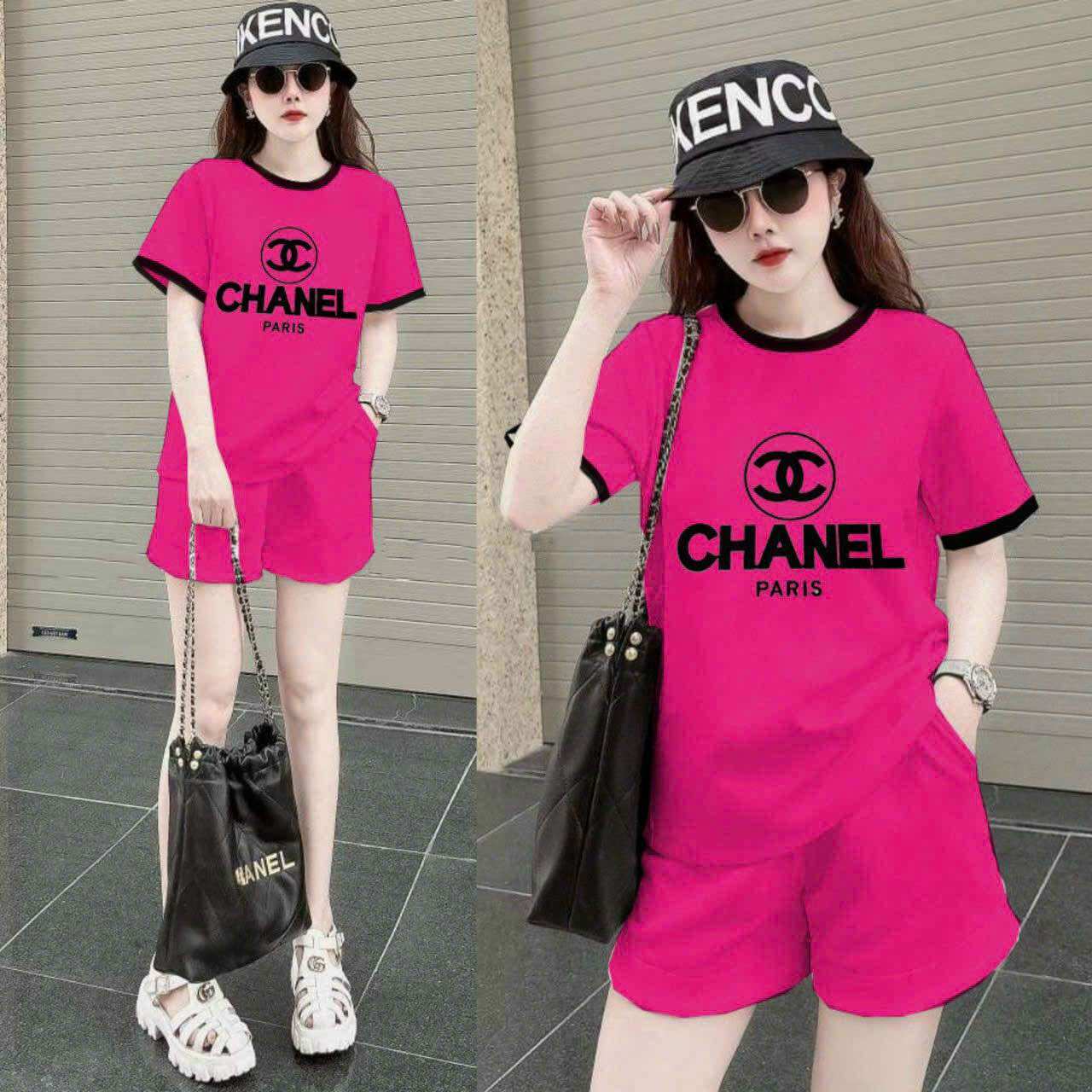 Sét bộ short cotton thêu cn cao cấp