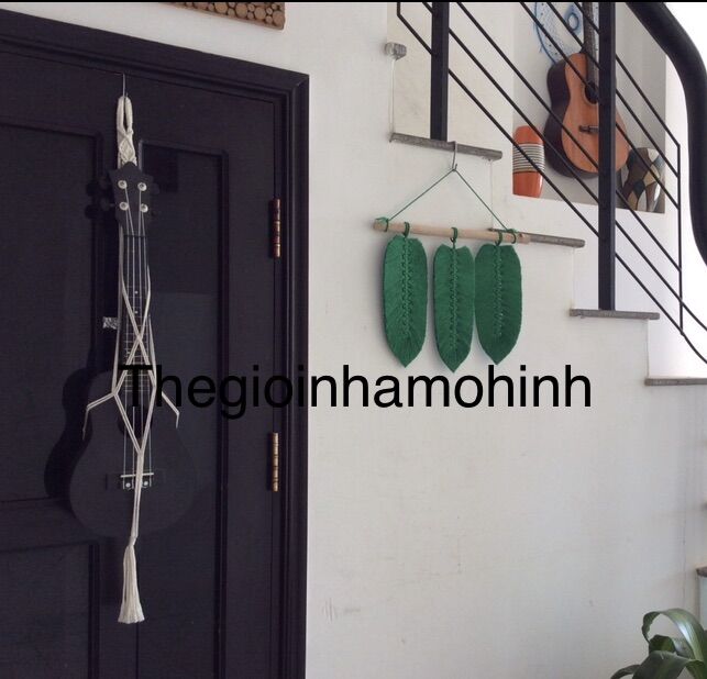 Mành macrame trang trí decor