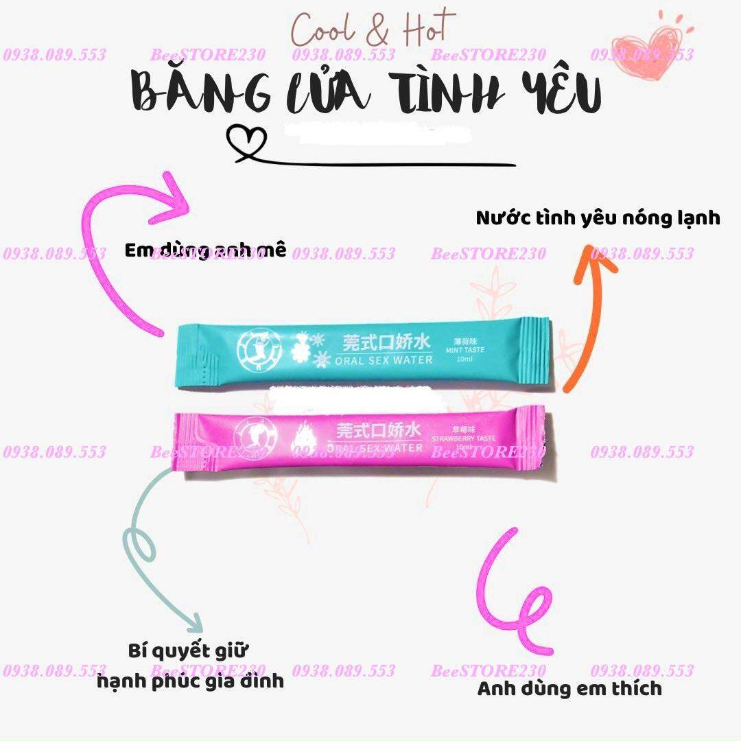 1 Cặp Nước Băng Hoả Tình Yêu Chính Hãng Mẫu New2022