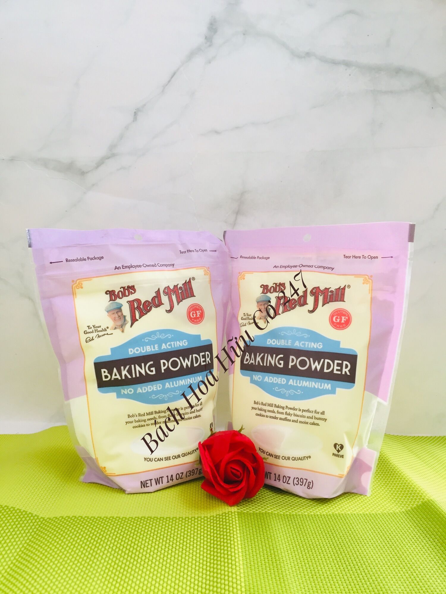 [ Tách lẻ 99g] Bột nở backing powder Bob's Red Mill từ bịch 397g