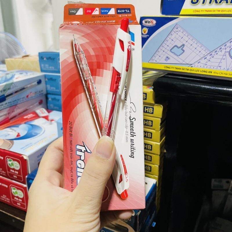 Bút Bi Thiên Long TL-079 xanh đỏ đen (5k/1c)