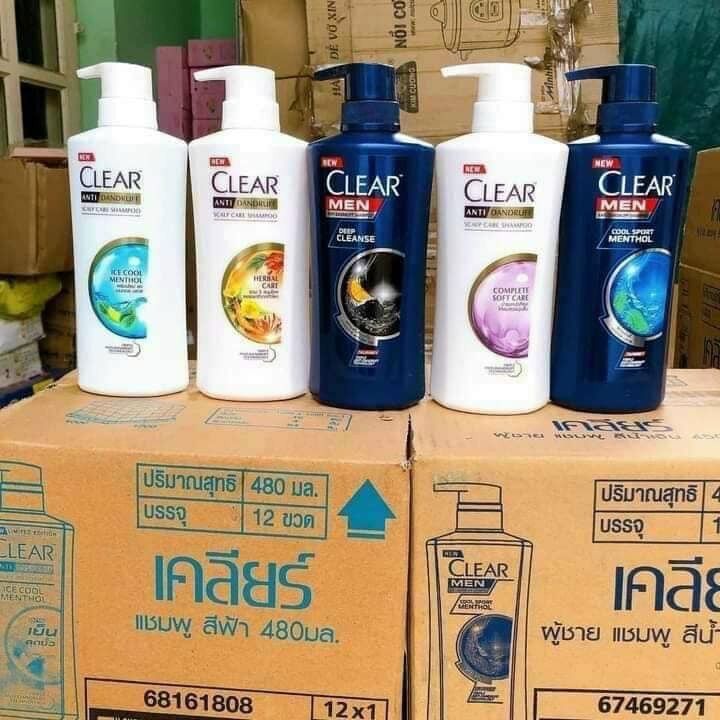 DẦU GỘI ĐẦU CLAER THÁI LAN Chai 450ml