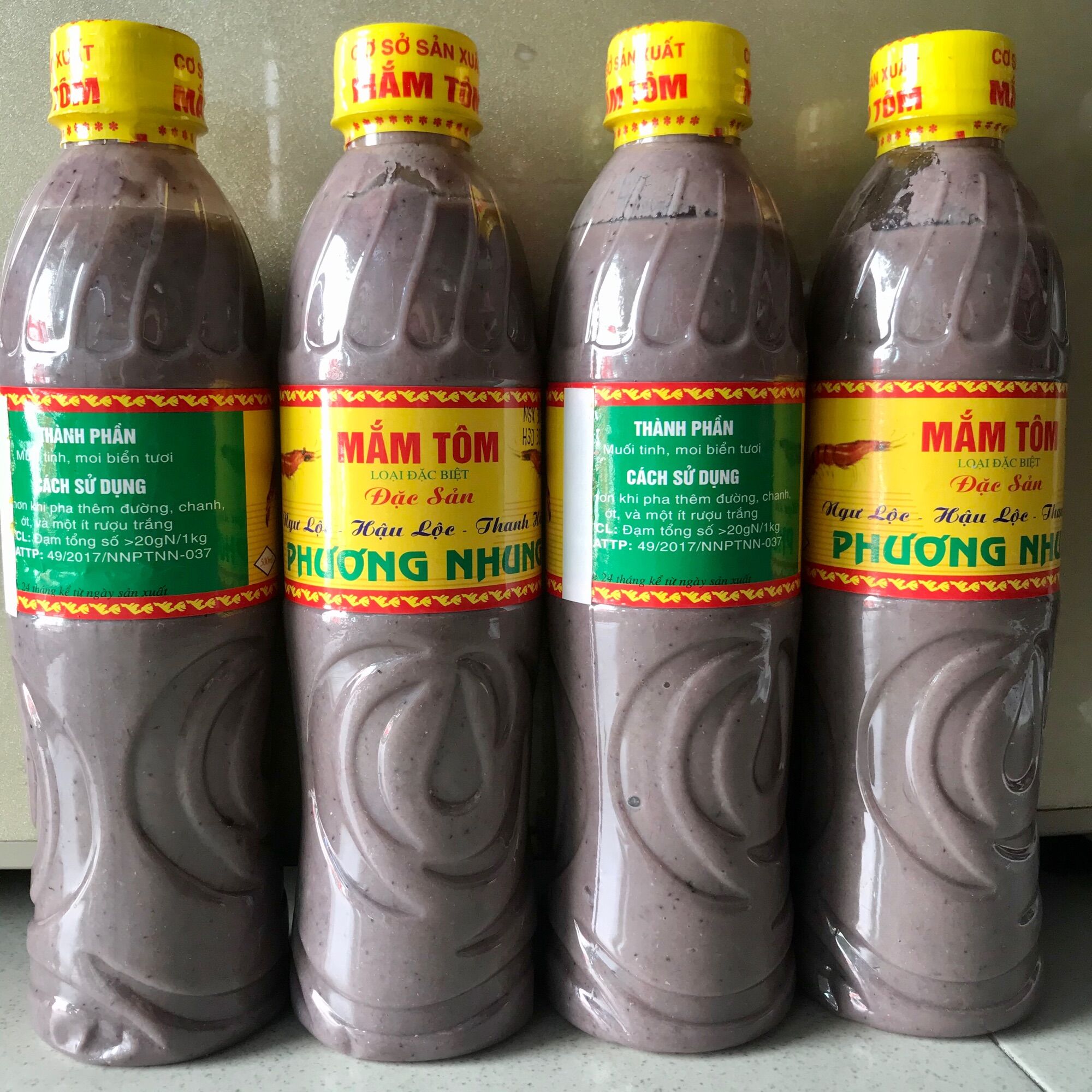 Thùng 5 mắm tôm phương nhung chai 500ml - đặc sản thanh hoá
