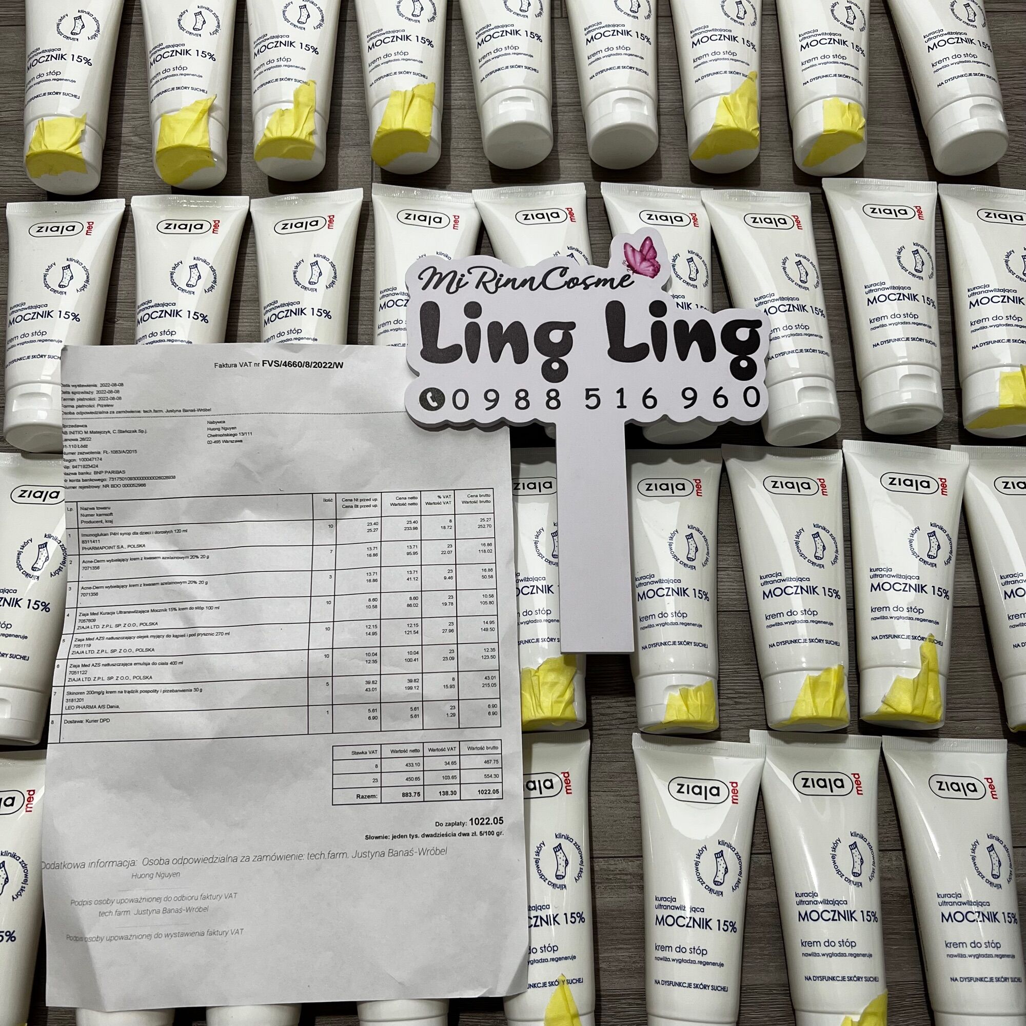 [XÁCH TAY đủ bill] Kem dưỡng da chân Ziaja Med Mocznik