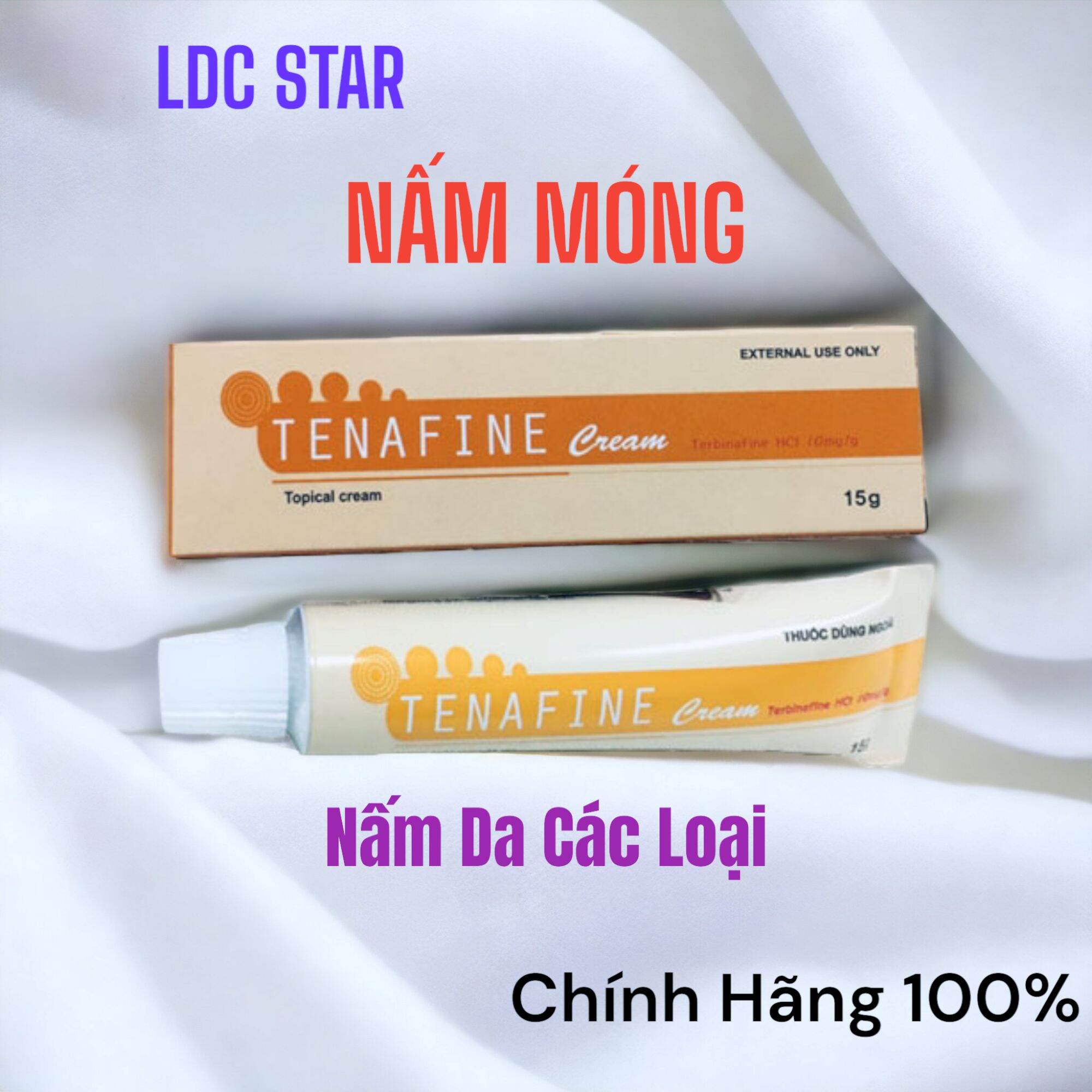 Tenafine cream bôi nấm da , nấm móng, lang ben, hắc lào hàn quốc