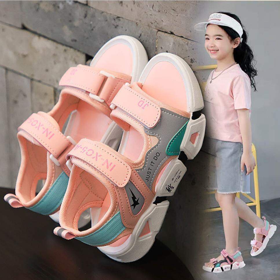 Xăng đan bé gái giày đi biển bé trai giày công chúa trẻ em mẫu mới mùa hè xăng đan học sinh bé gái lớn nhỡ mùa hè giày bé gái