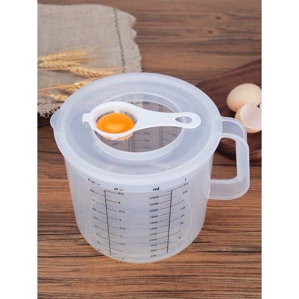 Ca nhựa đánh trứng có nắp 2,5L