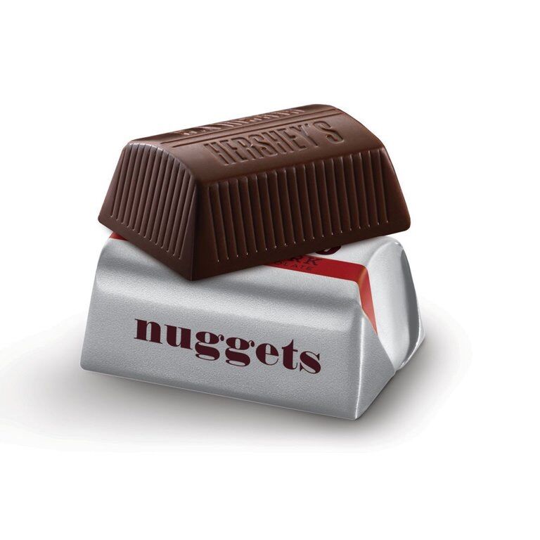 Hershey Nuggets Dark Chocolate with Almonds Socola đắng ,bịch 286g