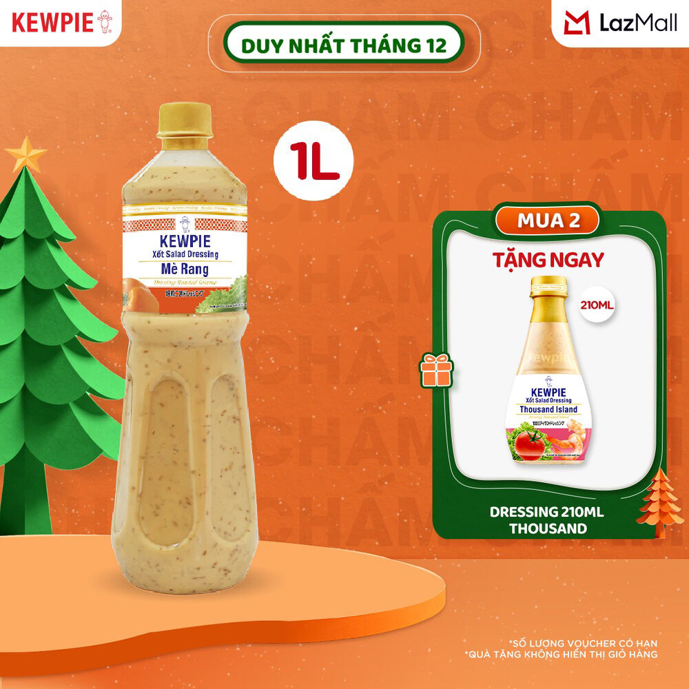  Xốt Salad Dressing Mè Rang Kewpie 1L 