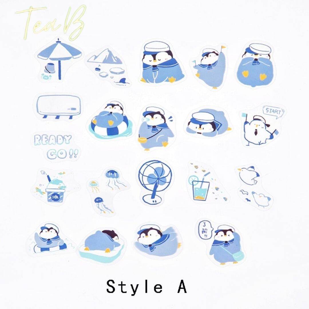 Set 40 Sticker (Hình Dán) Kiểu Dáng Khác Nhau Dùng Để Trang Trí (Tea.B_ST28)