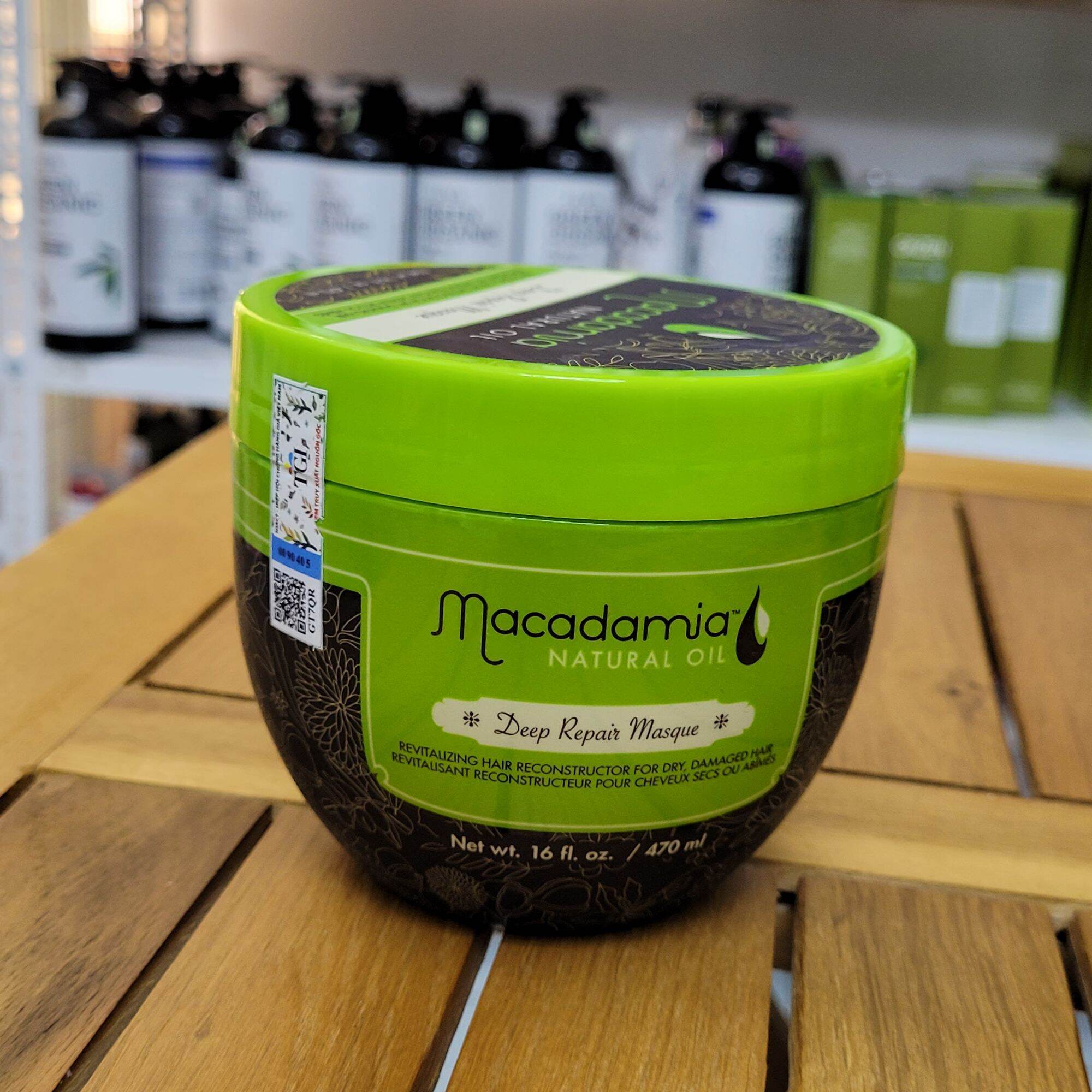 Dầu hấp ủ phục hồi tóc Macadamia deep repair masque 236ml - 470ml