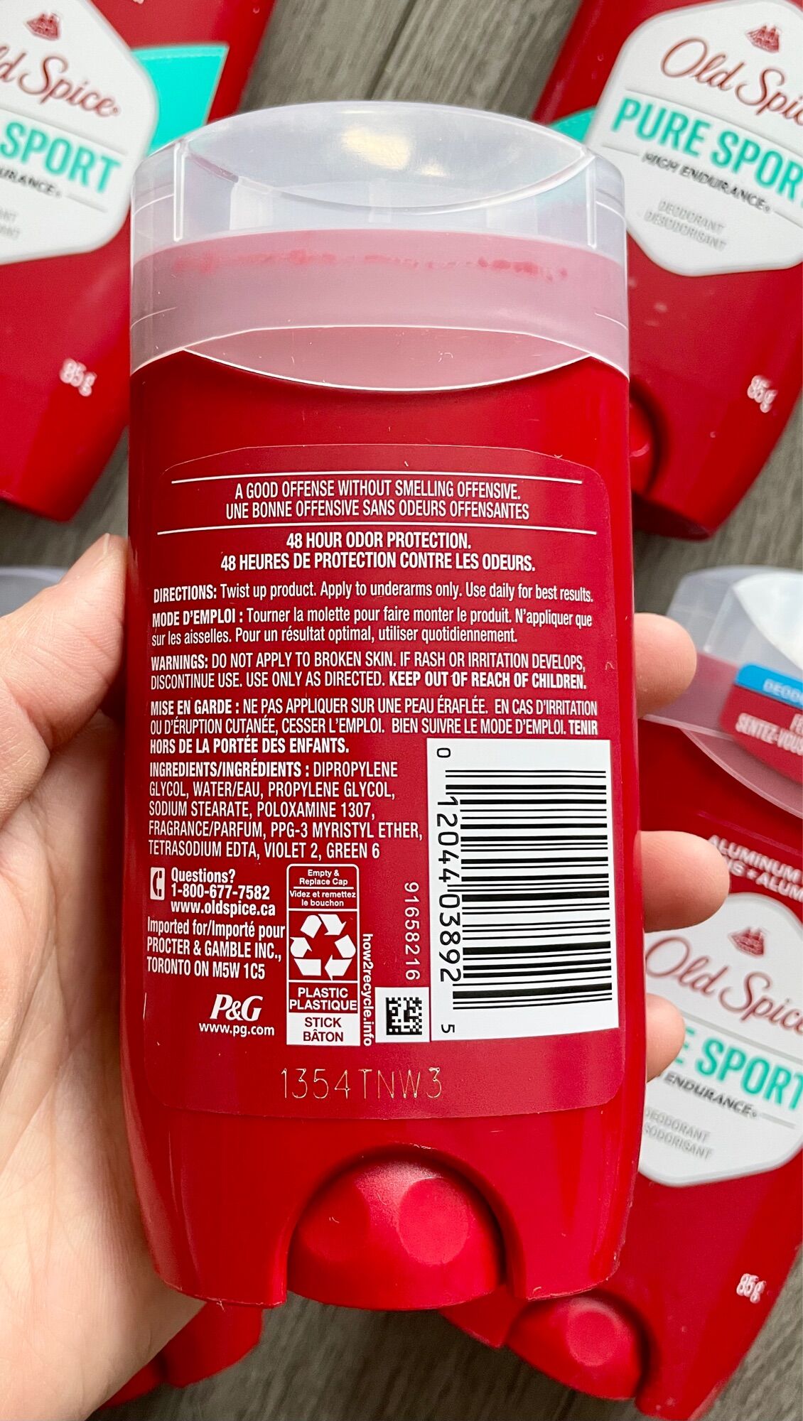 Lăn nách Old Spice của Mỹ 85G; HSD 2024