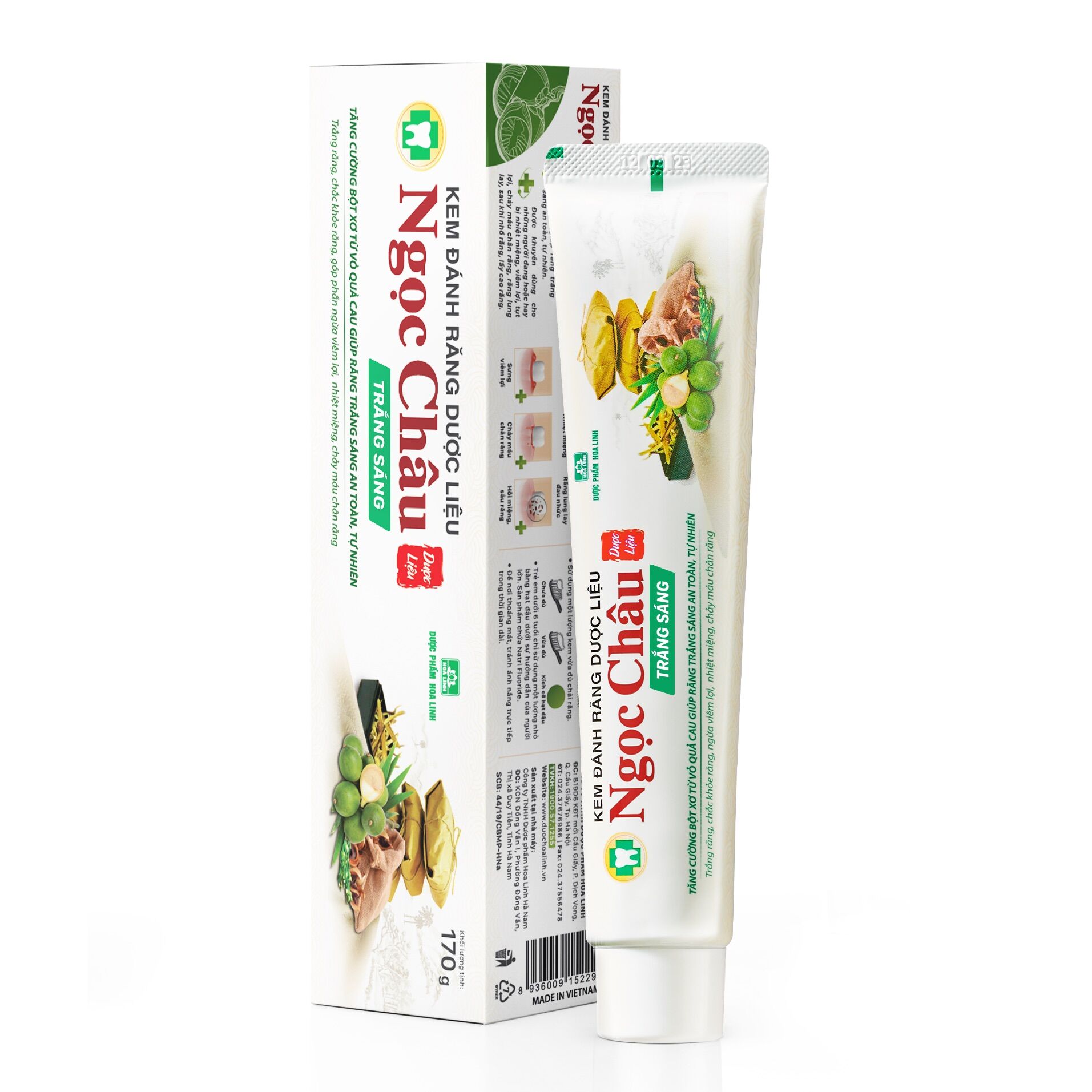 Kem đánh răng dược liệu Ngọc Châu