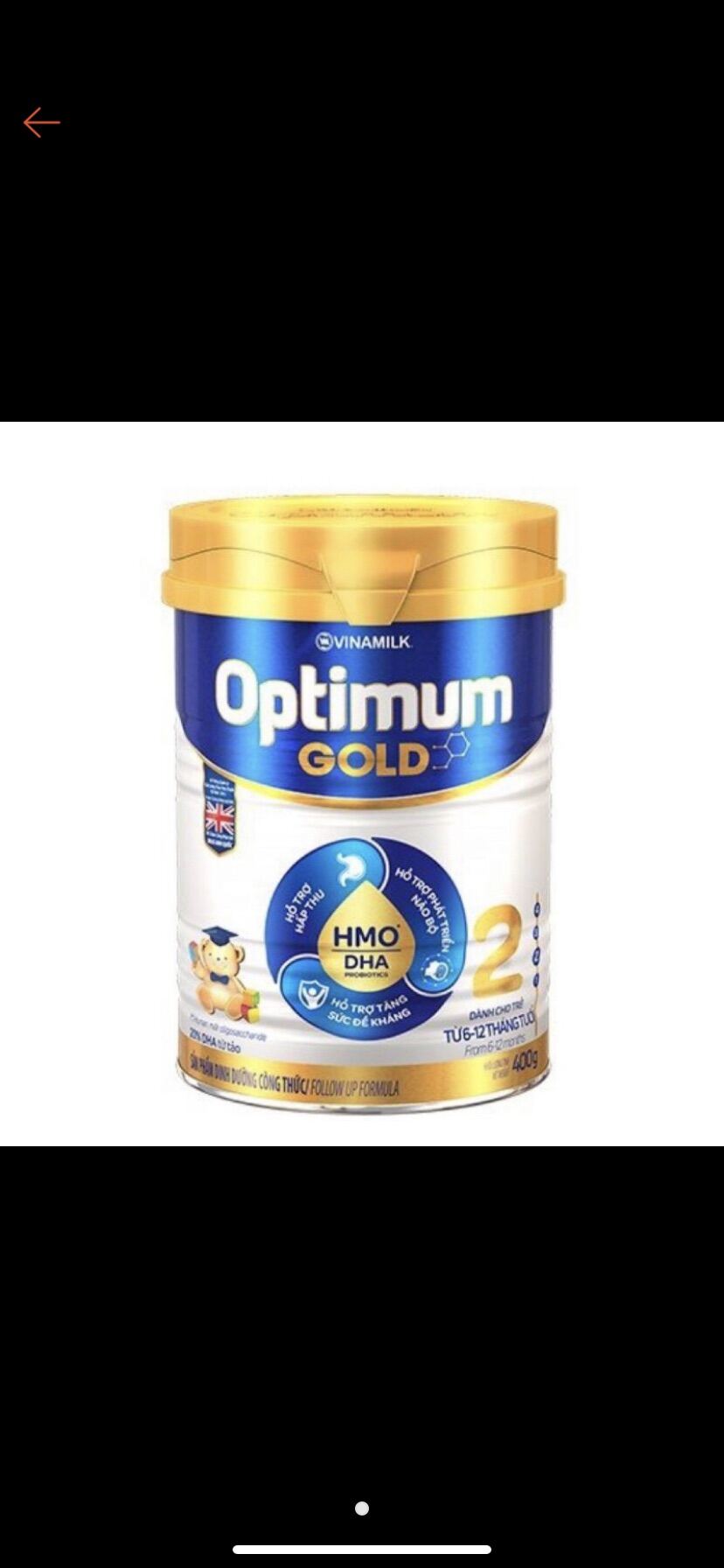 Sữa Optimum Gold HMO 2 800g