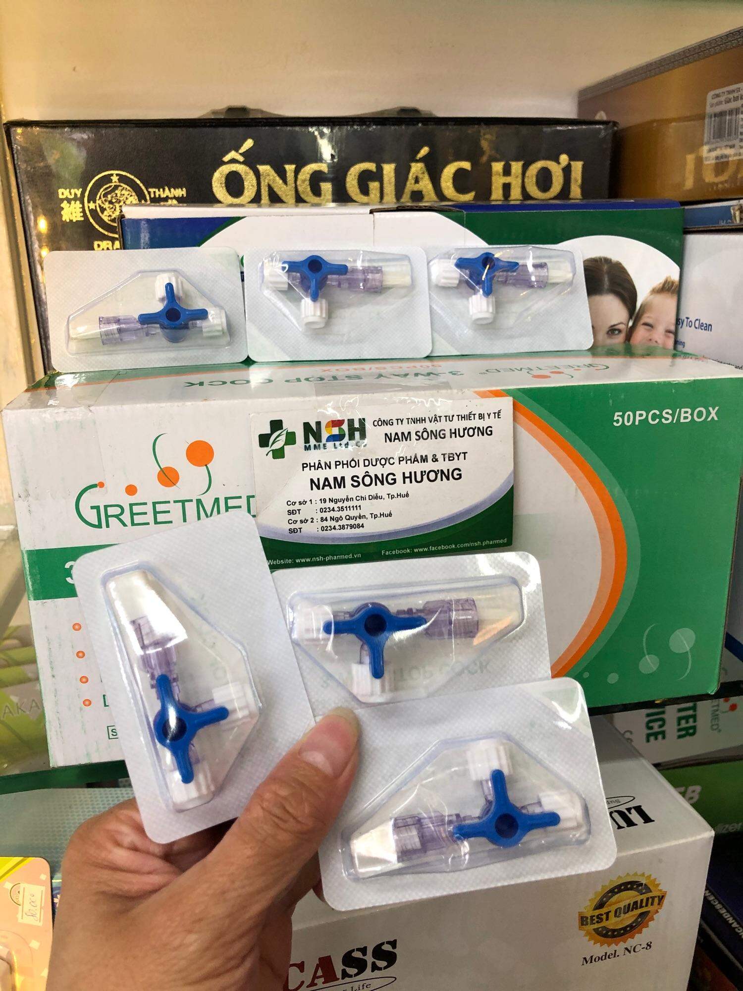 KHÓA 3 CHIA 3 CHẠC (chạc 3 tiêm) có dây nối -không dây nối Khoá 3 ngã truyền dịch khoá chạc 3 ngã có dây nối 10cm 25cm greetmed