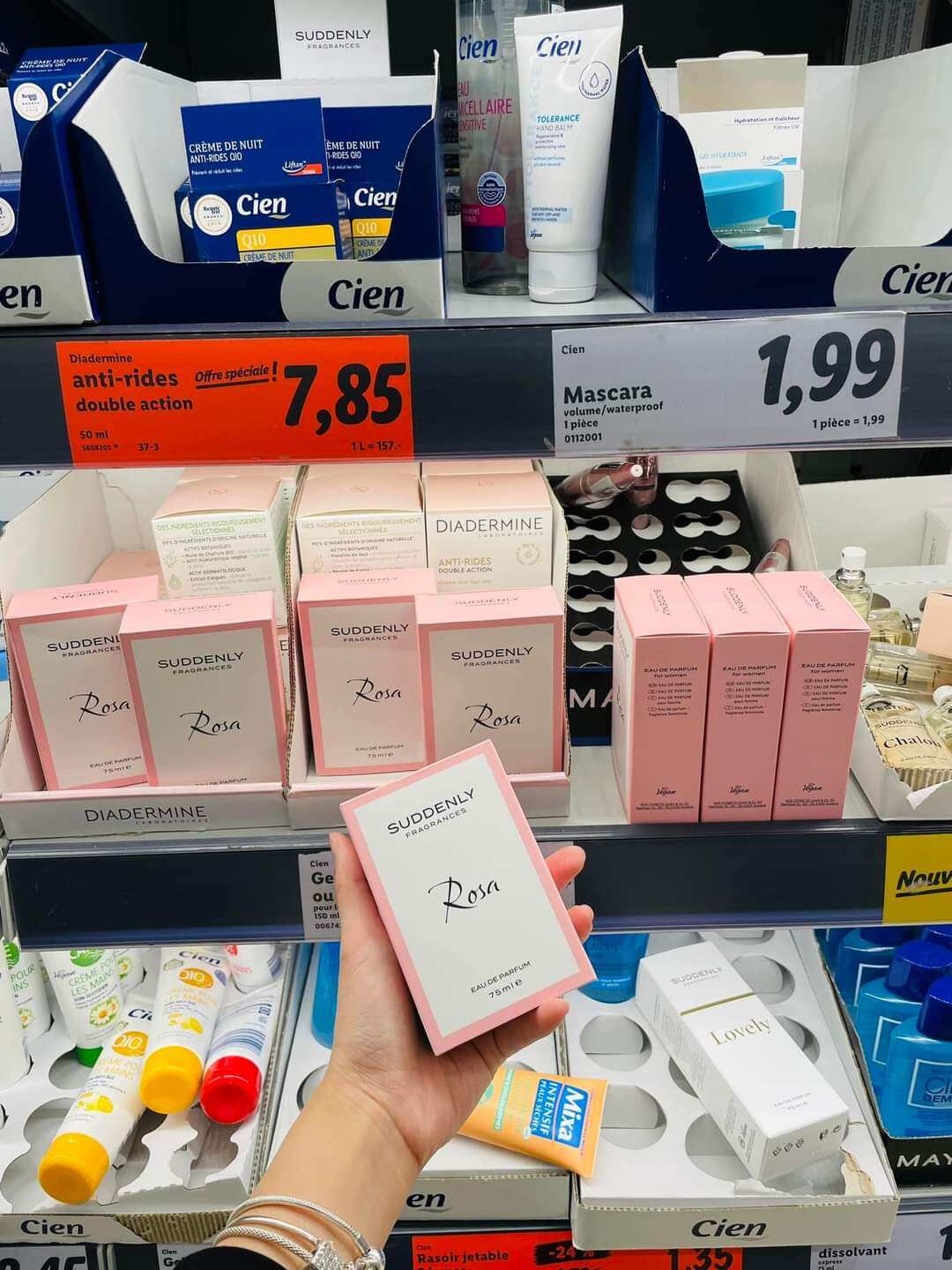 Nước hoa nữ Suddenly Rosa nội địa Pháp 75ml