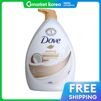 Dove | Sữa tắm Dove làm dịu da hương dừa và yến mạch 1L x 1 chai