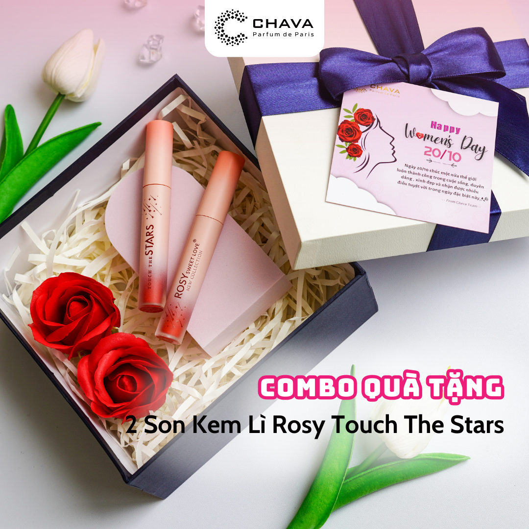 Combo Hộp Qùa Tặng - 2 son kem lì Star Rosy