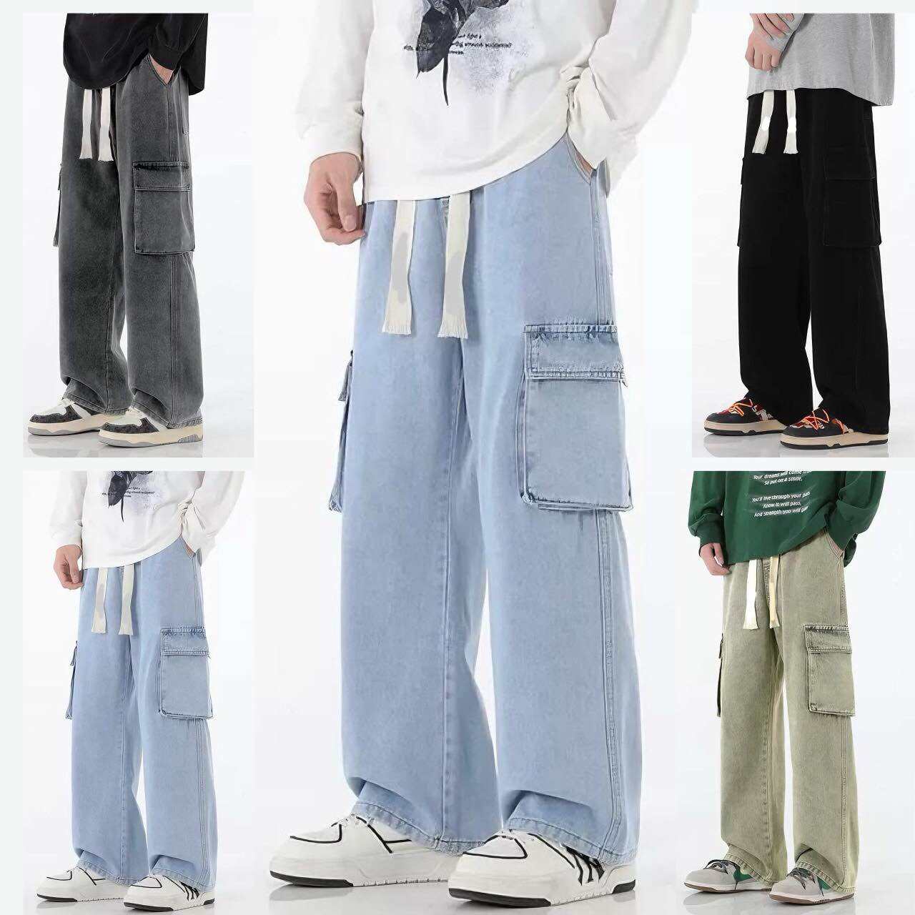 Quần baggy jeans nam túi hộp lưng thun cực chất, chất liệu denim cao cấp thiết kế đơn giản trẻ trung dễ phối đồ, chuẩn form, hàng mẫu mới 2024