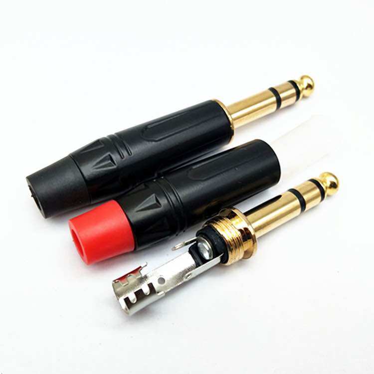 Jack 6 ly (6.5mm ) Stereo tự đấu chân đồng