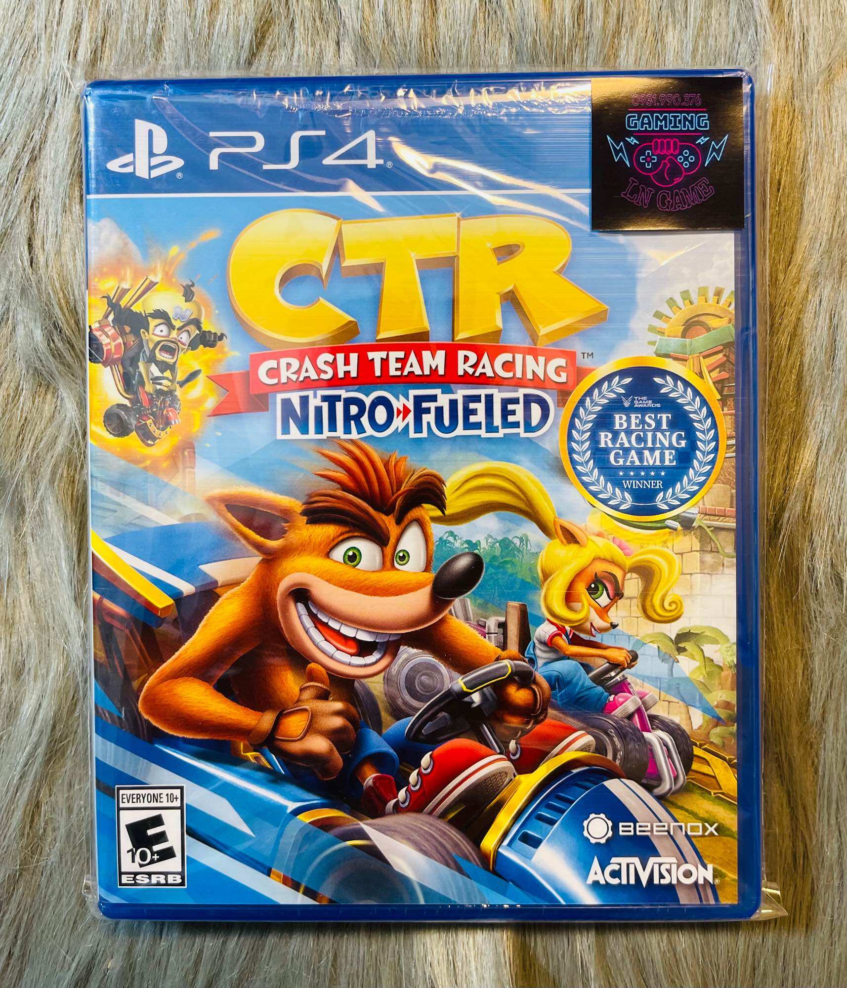 Đĩa game ps4 : crash team racing nitro fueled