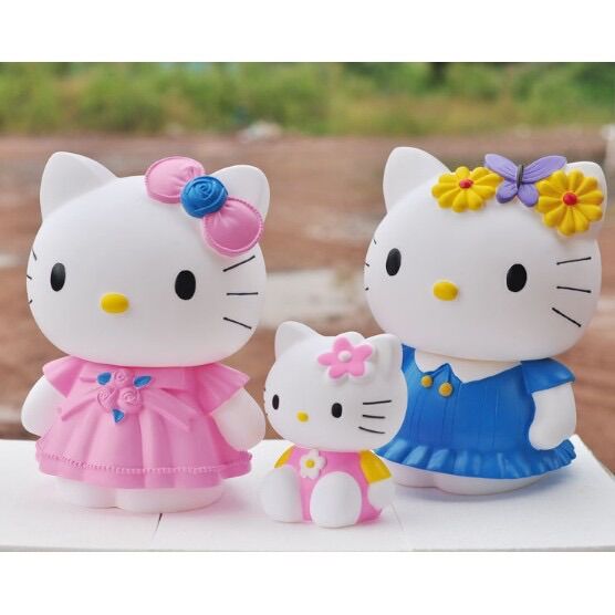 Mèo công chúa hello kitty - nhựa VINYL cao cấp