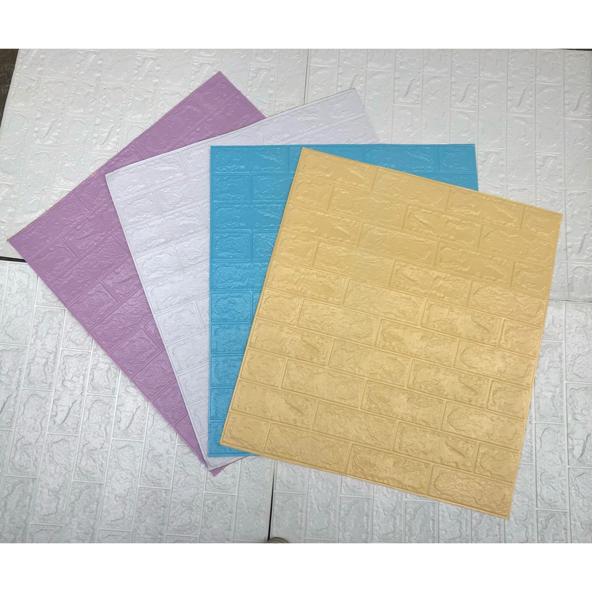 Xốp dán tường 3D Giả Gạch kích thước 70x77cm