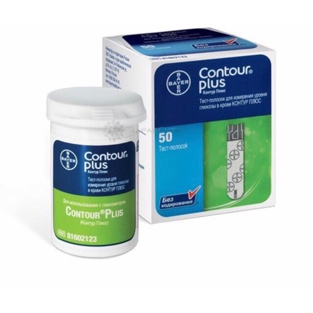 Que thử đường huyết Contour Plus