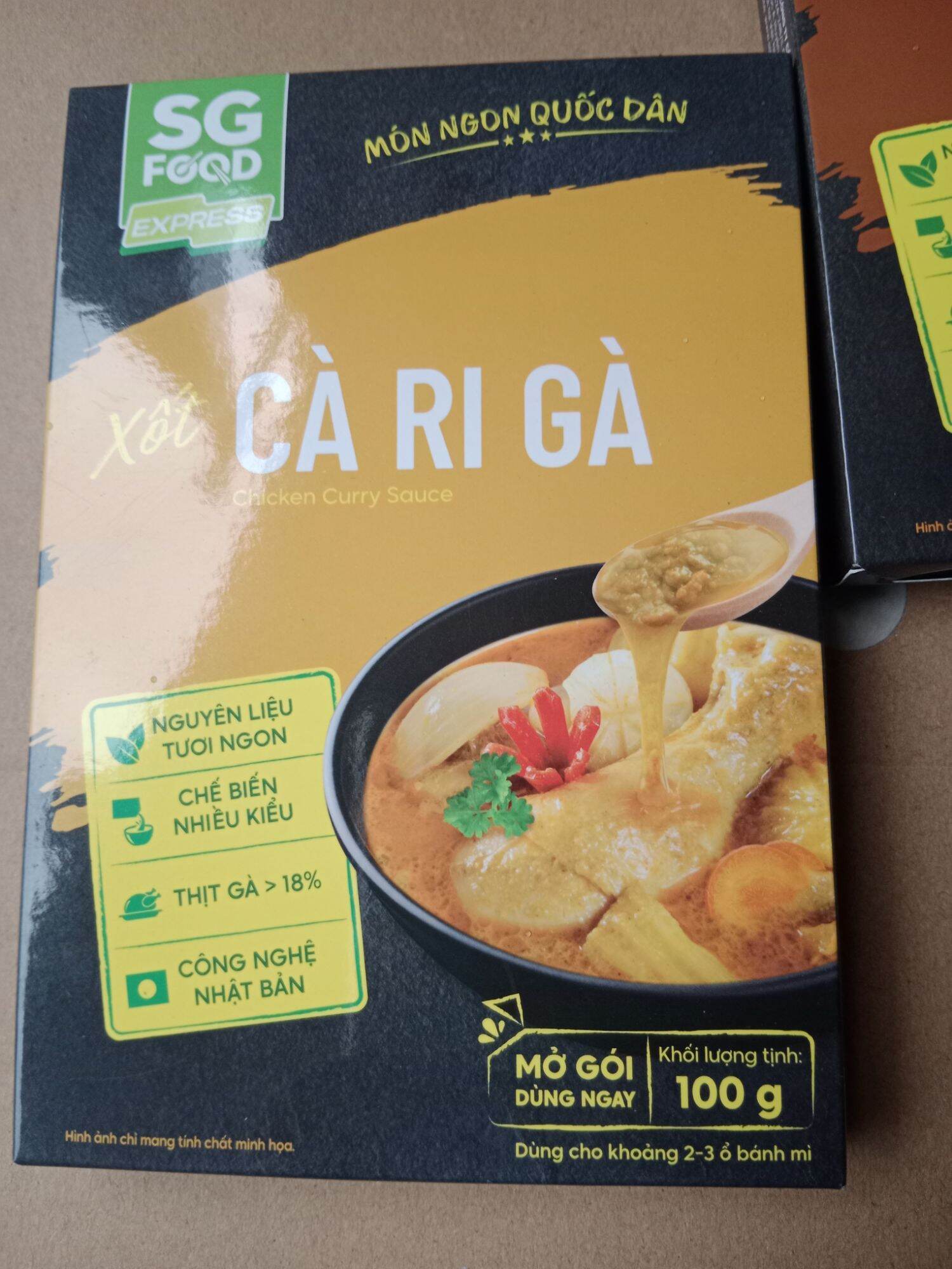 Xốt Cà ri gà SG Food 100g