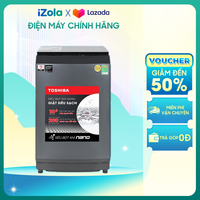 [GIAO TẠI HCM] Máy giặt Toshiba Inverter 13 kg AW-DUM1400LV(MK) - Động cơ truyền động trực tiếp - Tuỳ chỉnh chương trình giặt - Siêu bọt khí Nano