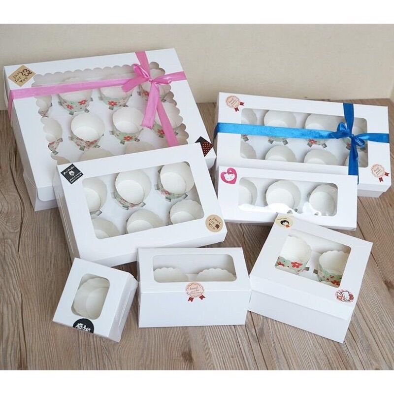 Hộp đựng Cupcake 4 ô-6 ô-12 ô
