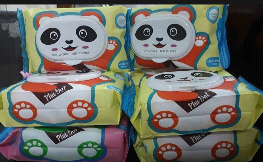 KHĂN ƯỚT PHÚ ĐẠT GÓI 120 TỜ