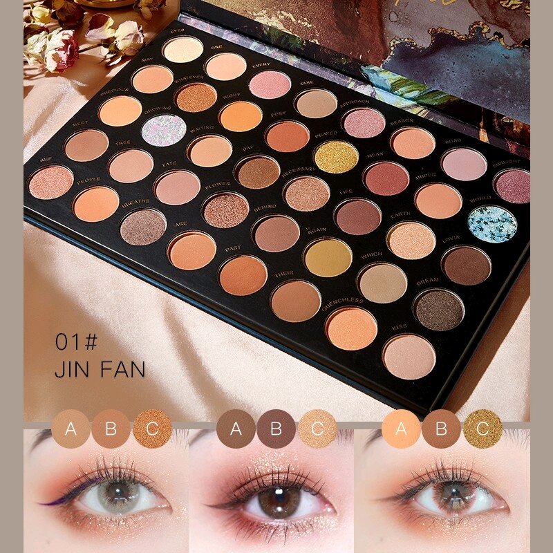 BẢNG PHẤN MẮT 40 Ô NOJ