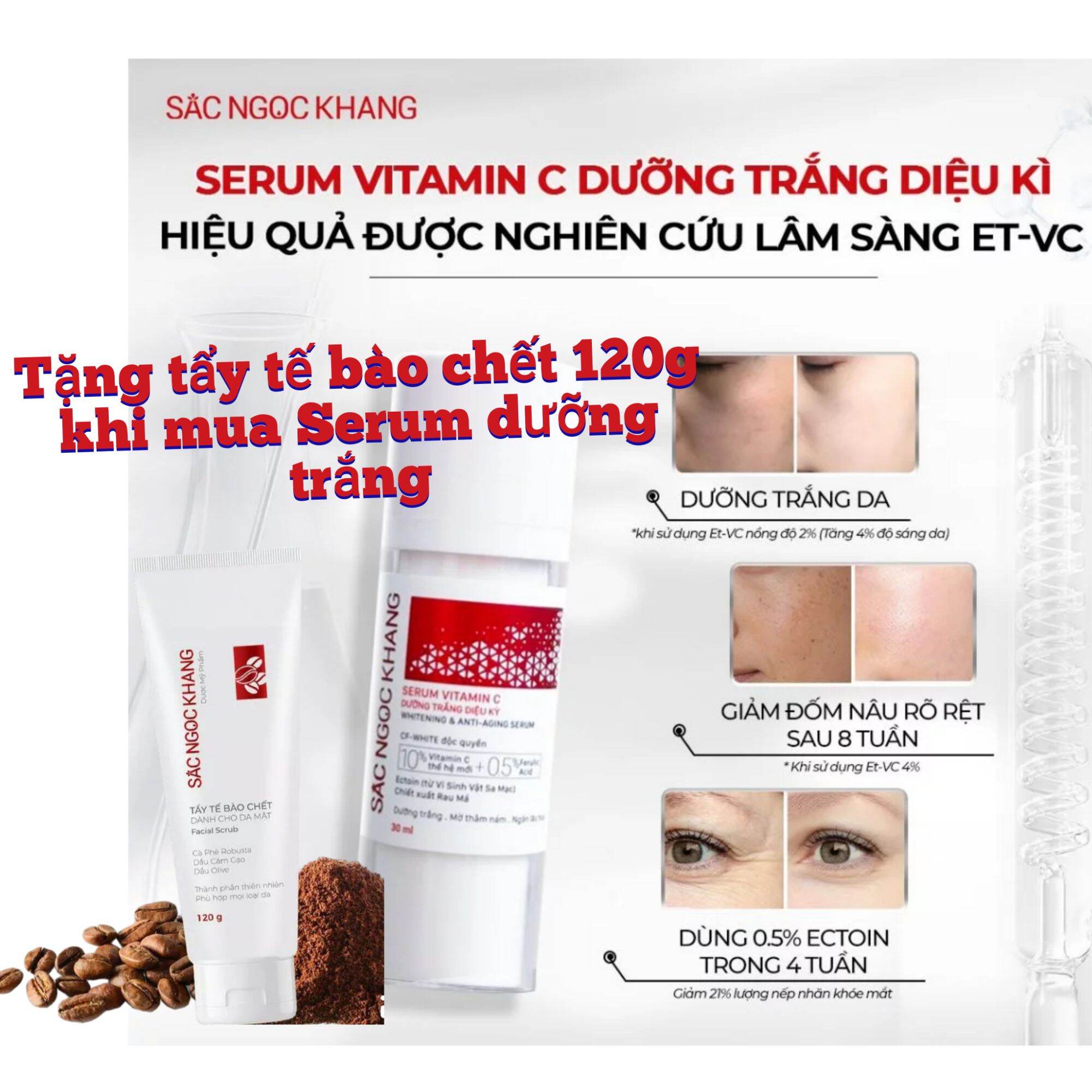 Serum dưỡng trắng da Sắc Ngọc Khang 30ml