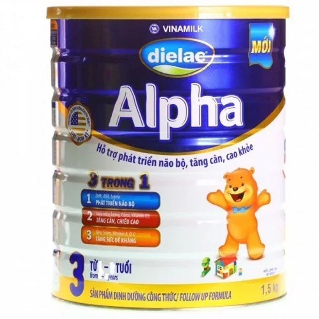 [HCM]Sữa Dielac alpha 3 lon 1.5kg