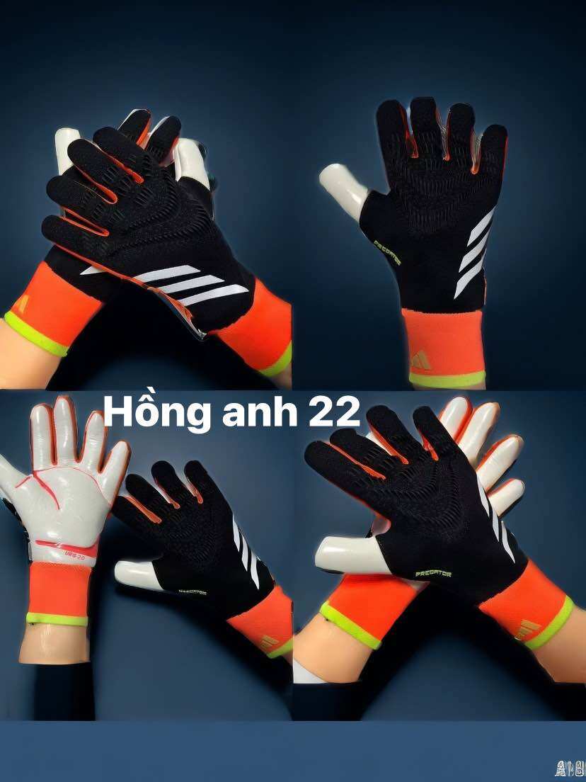 Găng tay thủ môn Predator Falcon 2024 dính bóng size 5,6,7,8,9,10