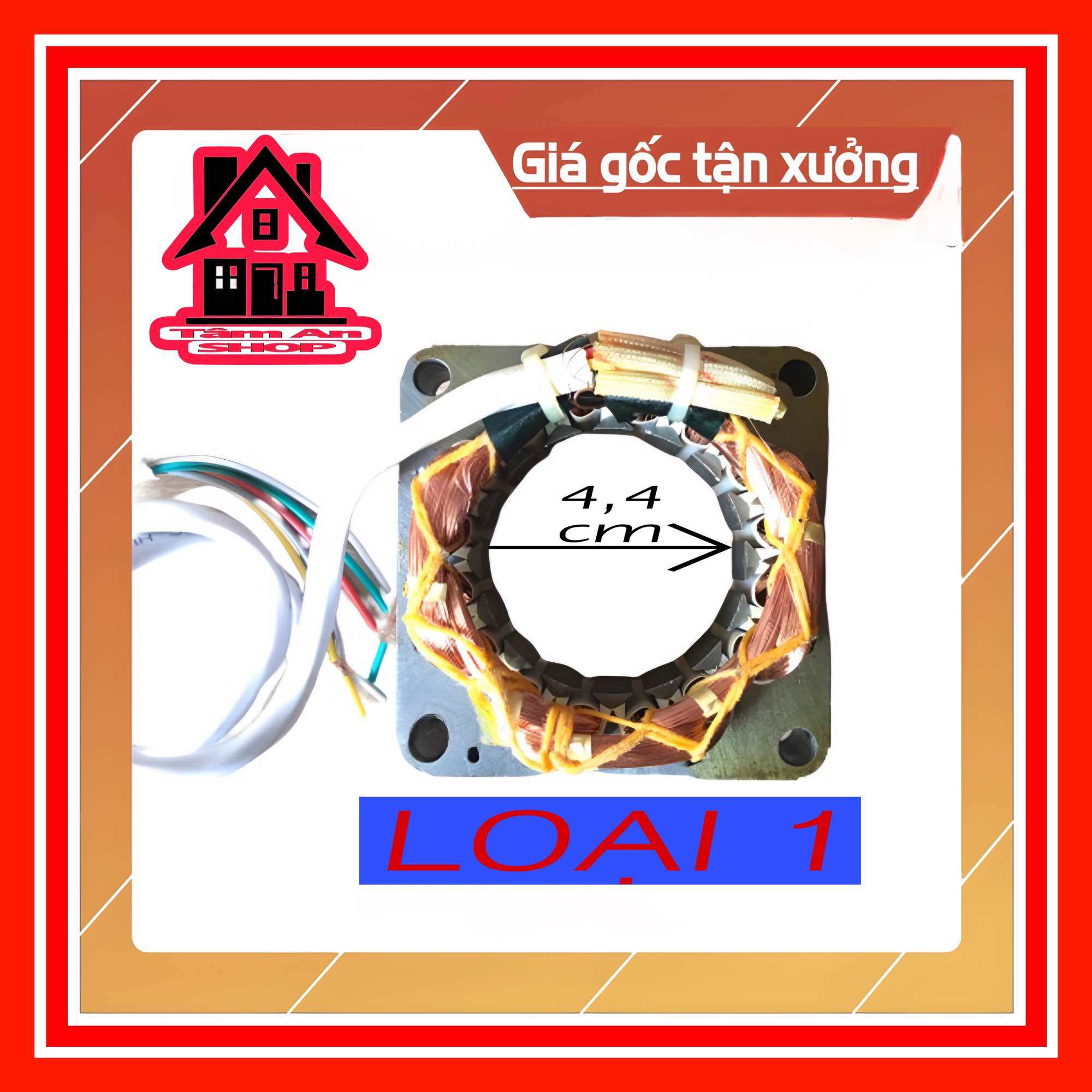 Lốc quạt b4 dây nhôm kiểu 44 và 46 ,stator , động cơ quạt lõi quạt củ quạt máy quạt gió gia đình